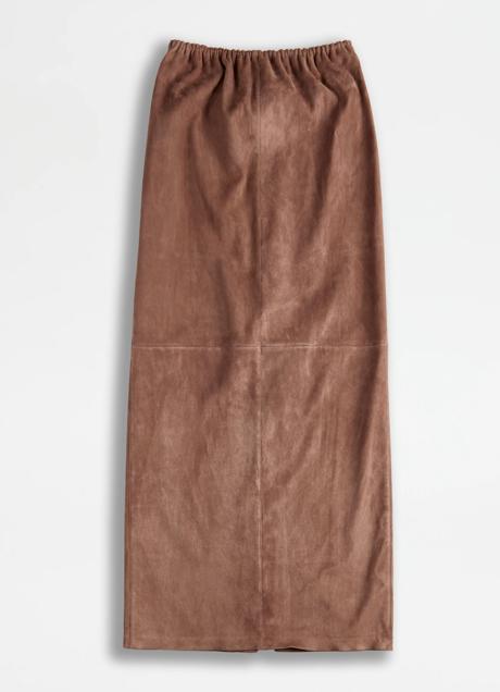 Imagen - Falda larga en ante de Tod's. Foto: Tod's.