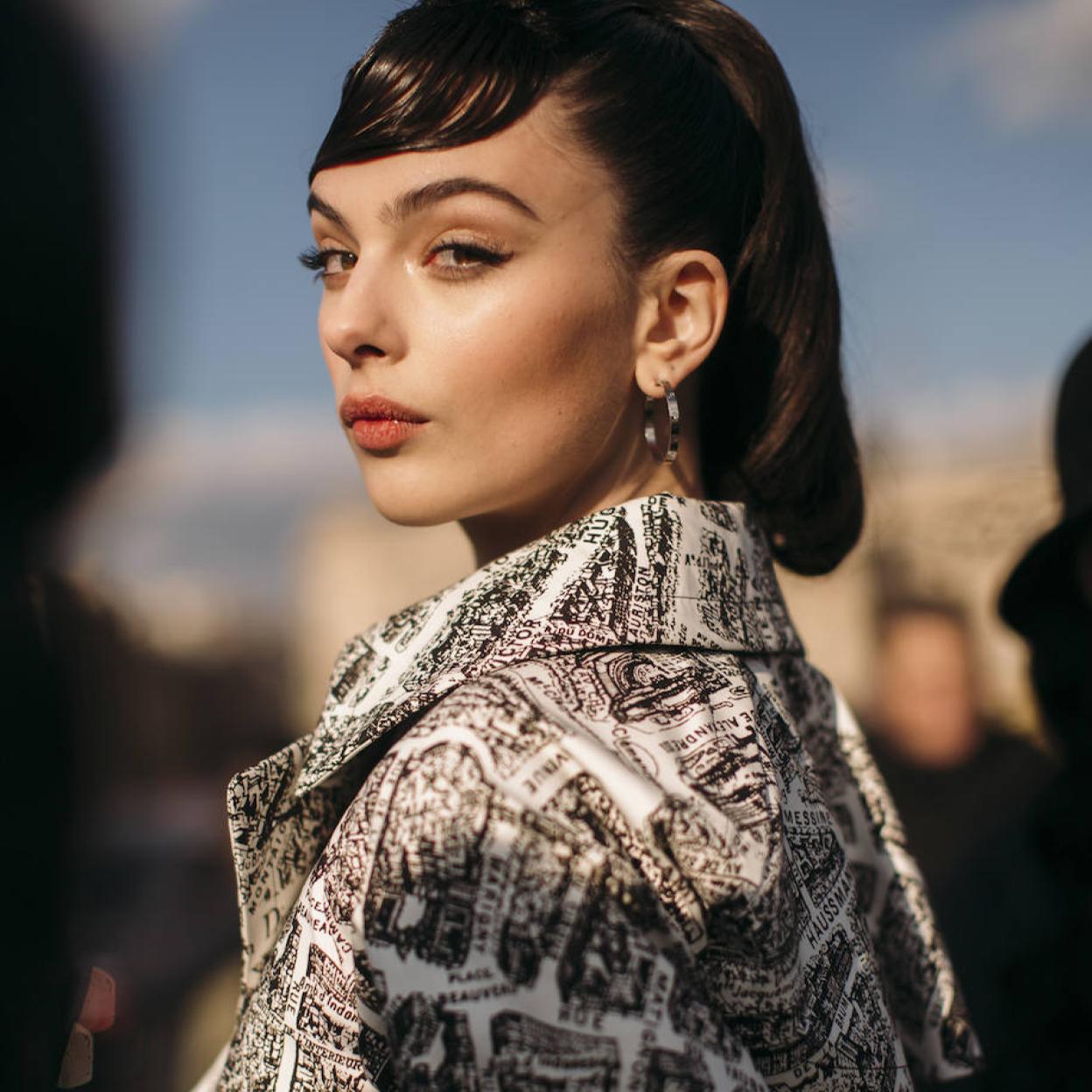 Deva Cassel en el desfile de Dior