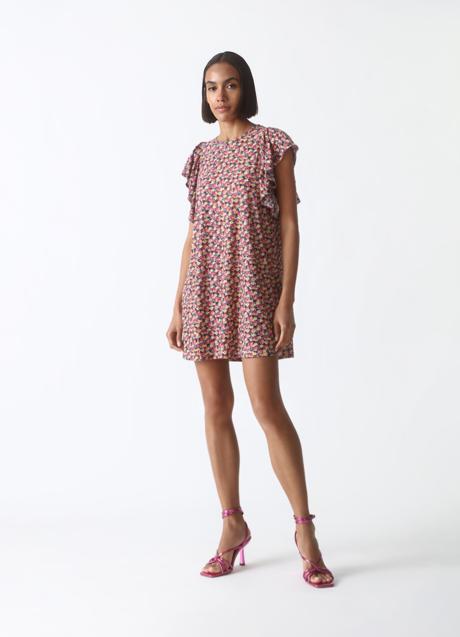 Imagen - Vestido corto de flores de Lefties. Foto: Lefties.