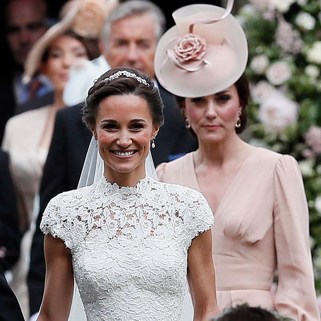 Kate Middleton fue la dama de honor de su hermana en el día de su boda, pero no llegó a robarle el protagonismo como sí hizo Pippa.