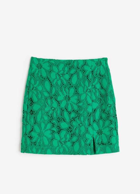 Imagen - Mini falda verde de H&M (34,99 euros)