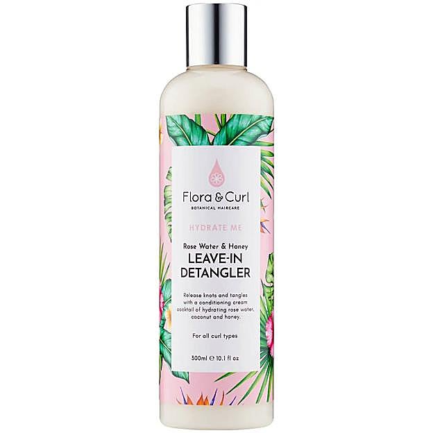Rose Water & Honey Leave-in Detangler de Flora & Curl