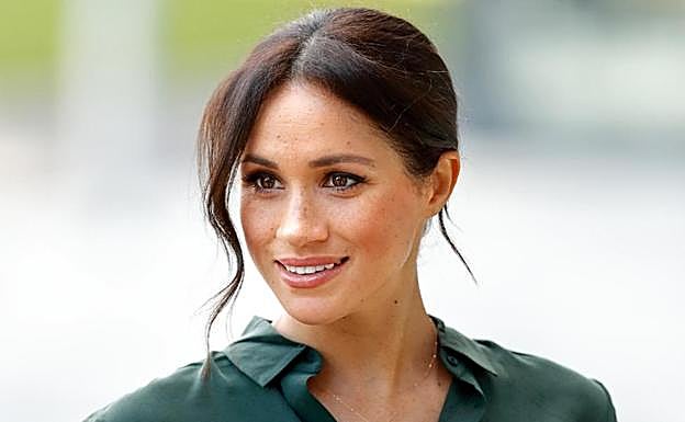Meghan Markle de verde. 
