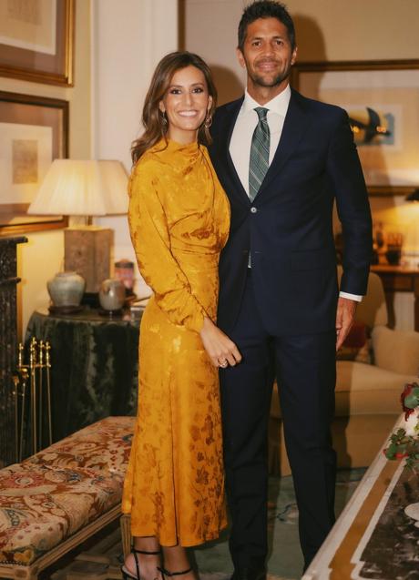 Imagen - Ana Boyer y su marido el tenista Fernando Verdasco en la fiesta de compromiso de Tamara Falcó.