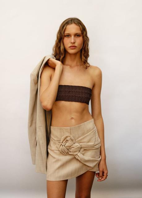 Imagen - Mini falda drapeada de Zara (29,99 euros)