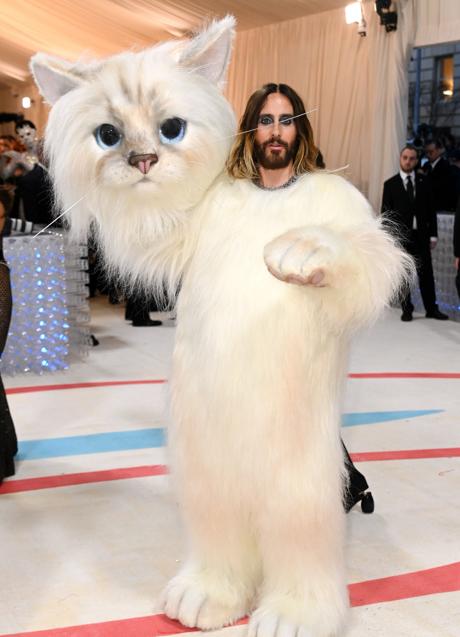Imagen - Jared Leto disfrazado de Choupette. / GTRES