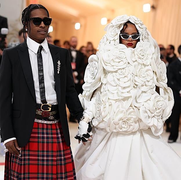 Rihanna en la Met Gala.