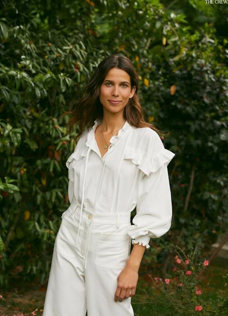 Imagen - Blusa con volantes en color blanco de Magnolya. Foto: Magnolya.