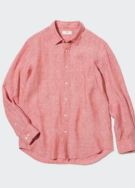 Imagen - Camisa de Uniqlo en color rosado. Foto: Uniqlo.