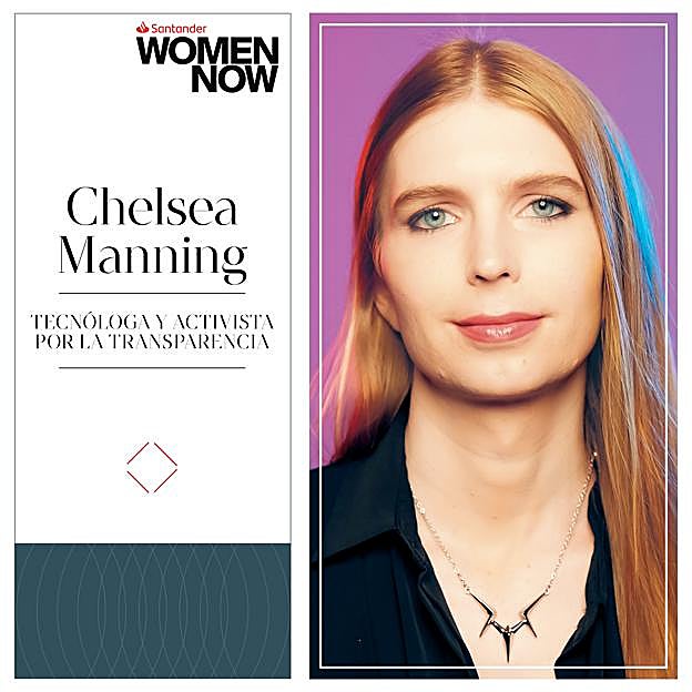 Chelsea Manning, la activista sin etiquetas, protagonista de Santander WomenNOW