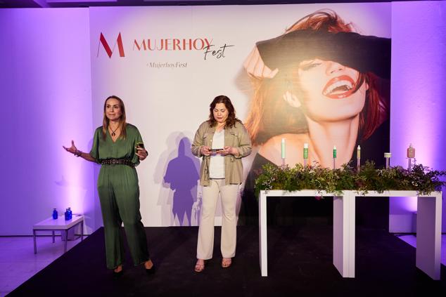 La co-creadora de esta nueva marca de cosmética botánica fue la encargada de presentarla ante los que asistieron al evento en un taller de lo más especial.