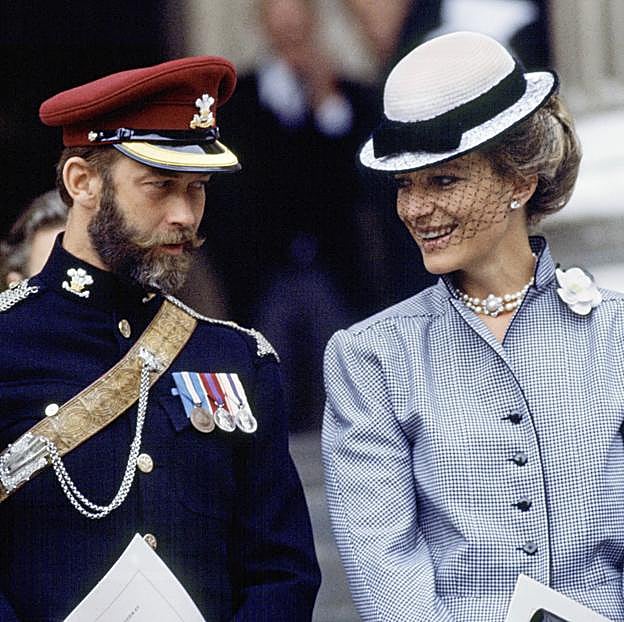 El príncipe Michael de Kent y Marie-Christine von Reinnitz.