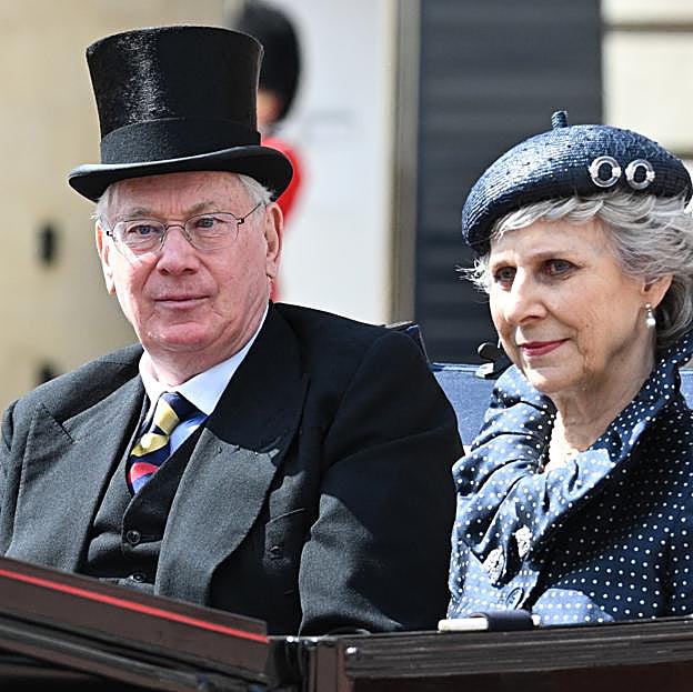 Ricardo de Gloucester y su mujer, Brigitte.