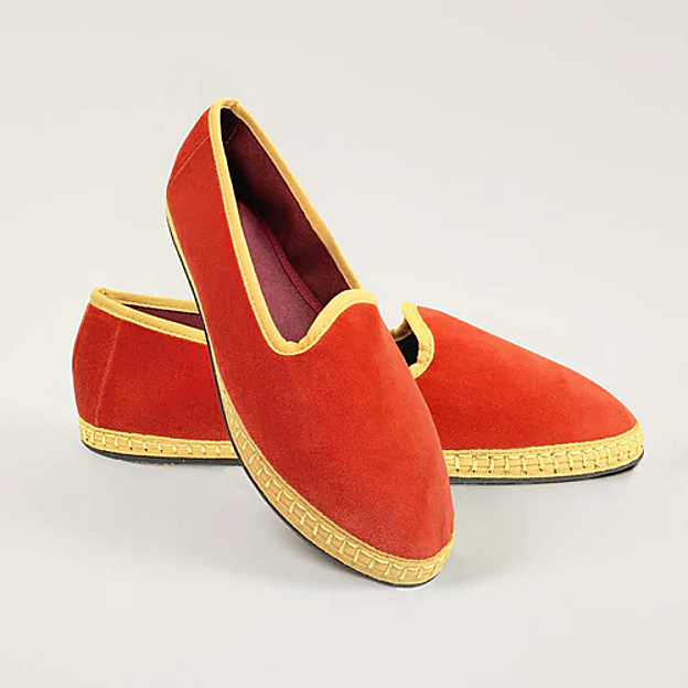 Imagen principal - Las slippers de terciopelo de Flabelus.