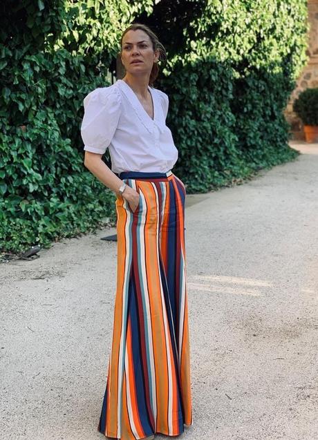 Imagen - Domingo: Blusa romántica + pantalón palazzo