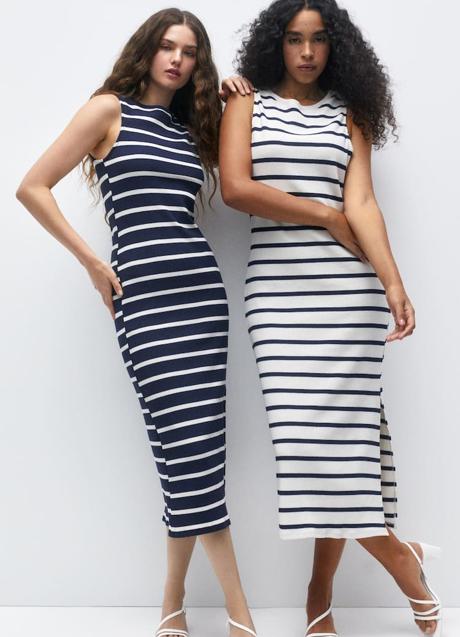 Imagen - Vestido midi de rayas Pull & Bear (22,99 euros)