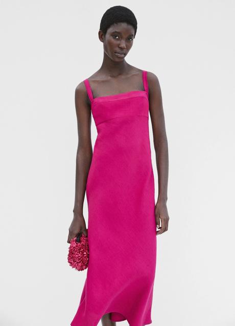 Imagen - Vestido rosa de Massimo Dutti (89,95 euros)