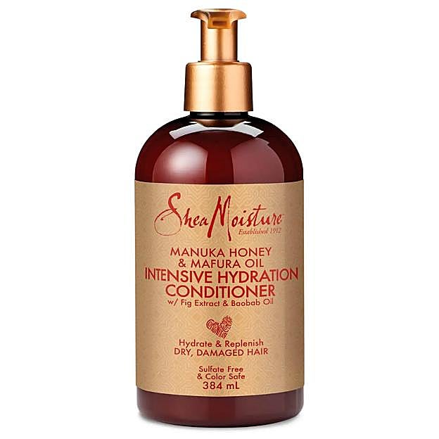 Manuka Honey & Mafura Oil Intensive Hydration Conditioner de Shea Moisture. Precio: 12,95 euros