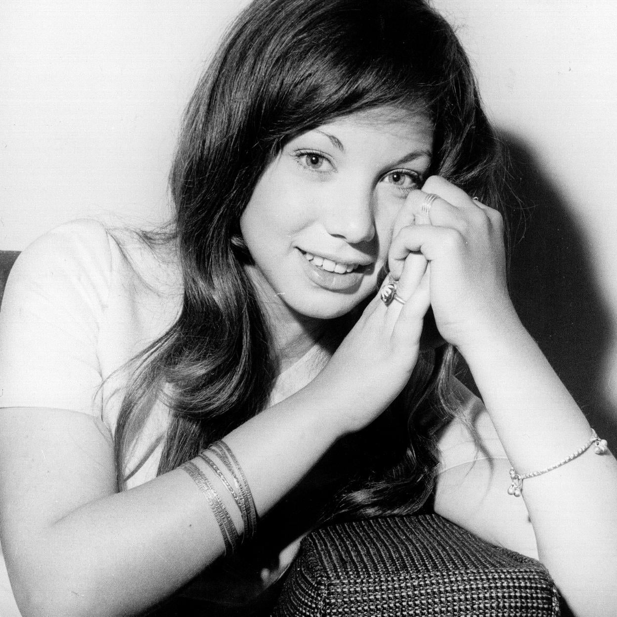 La cantante Karina, en una imagen de aquel 1971 en el que quedó en segunda posición en Eurovisión.