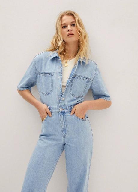 Imagen - Mono denim con manga corta