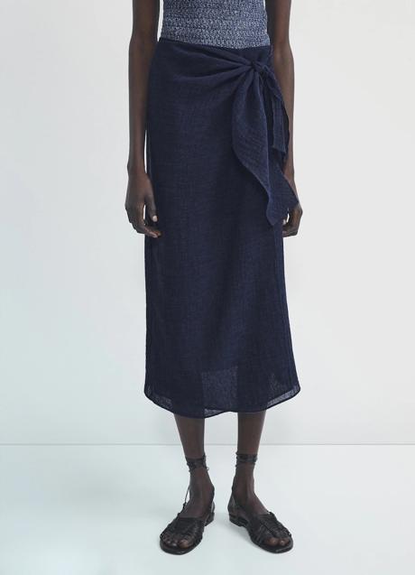 Imagen - Falda de lino de Massimo Dutti (69,95 euros)