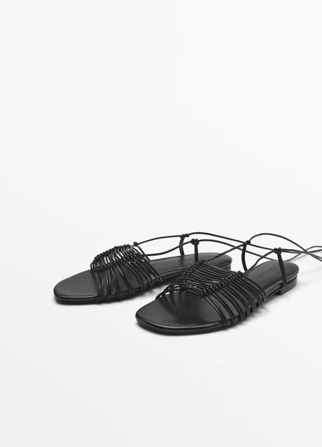 Imagen - Sandalias con cuerdas Massimo Dutti (79,99 euros)