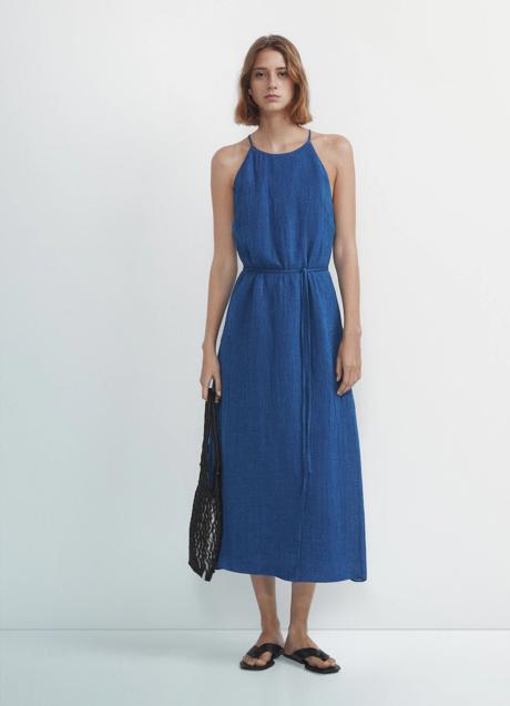 Imagen - Vestido azul de Massimo Dutti (79,99 euros)