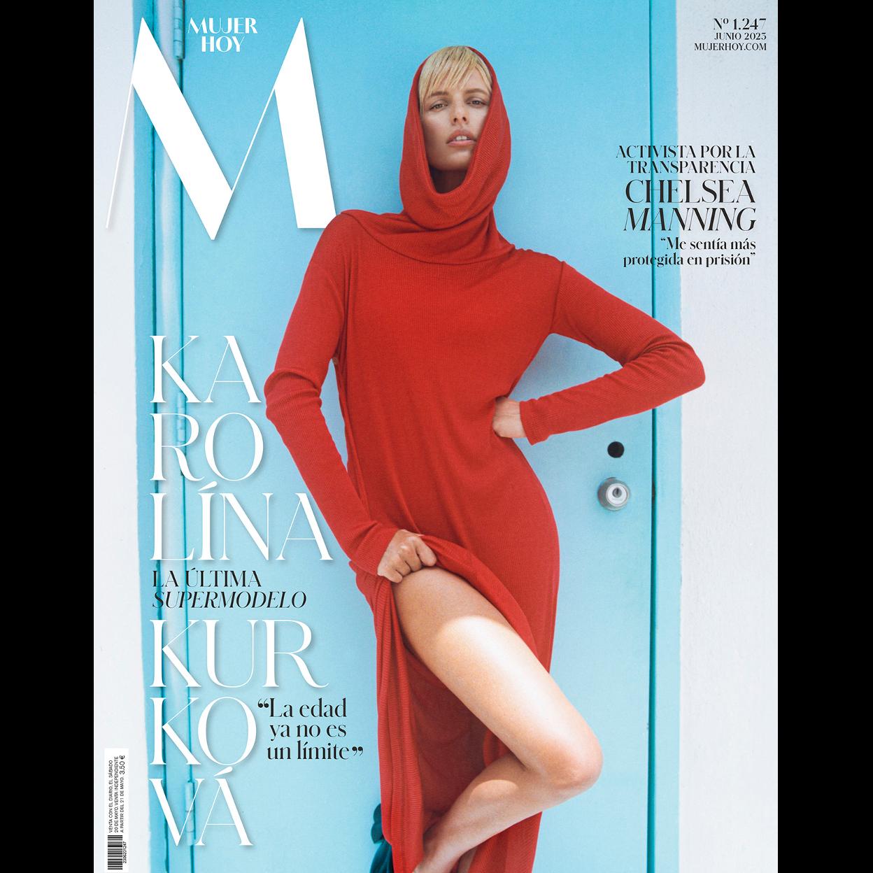 Karolína Kurková, protagonista del nuevo número de la revista Mujerhoy.