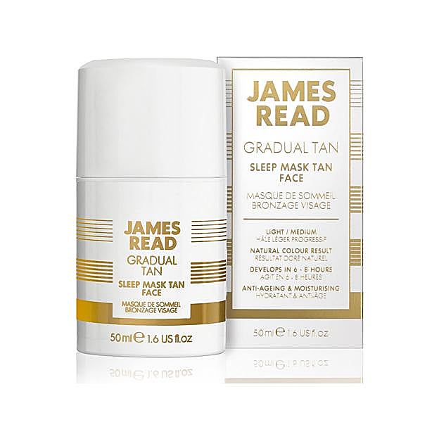 Mascarilla nocturna autobronceadora de James Read.