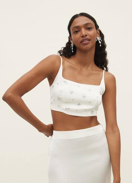 Imagen - Top con pedrería