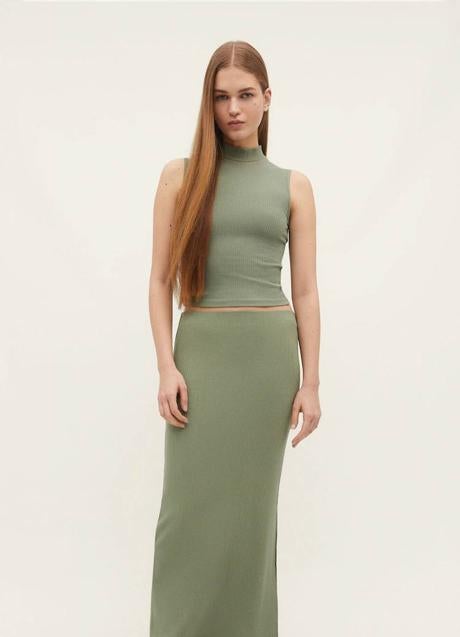 Imagen - Falda larga de canalé