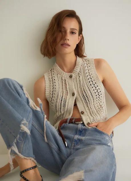 Imagen - Top de punto de Mango (22,99 euros)