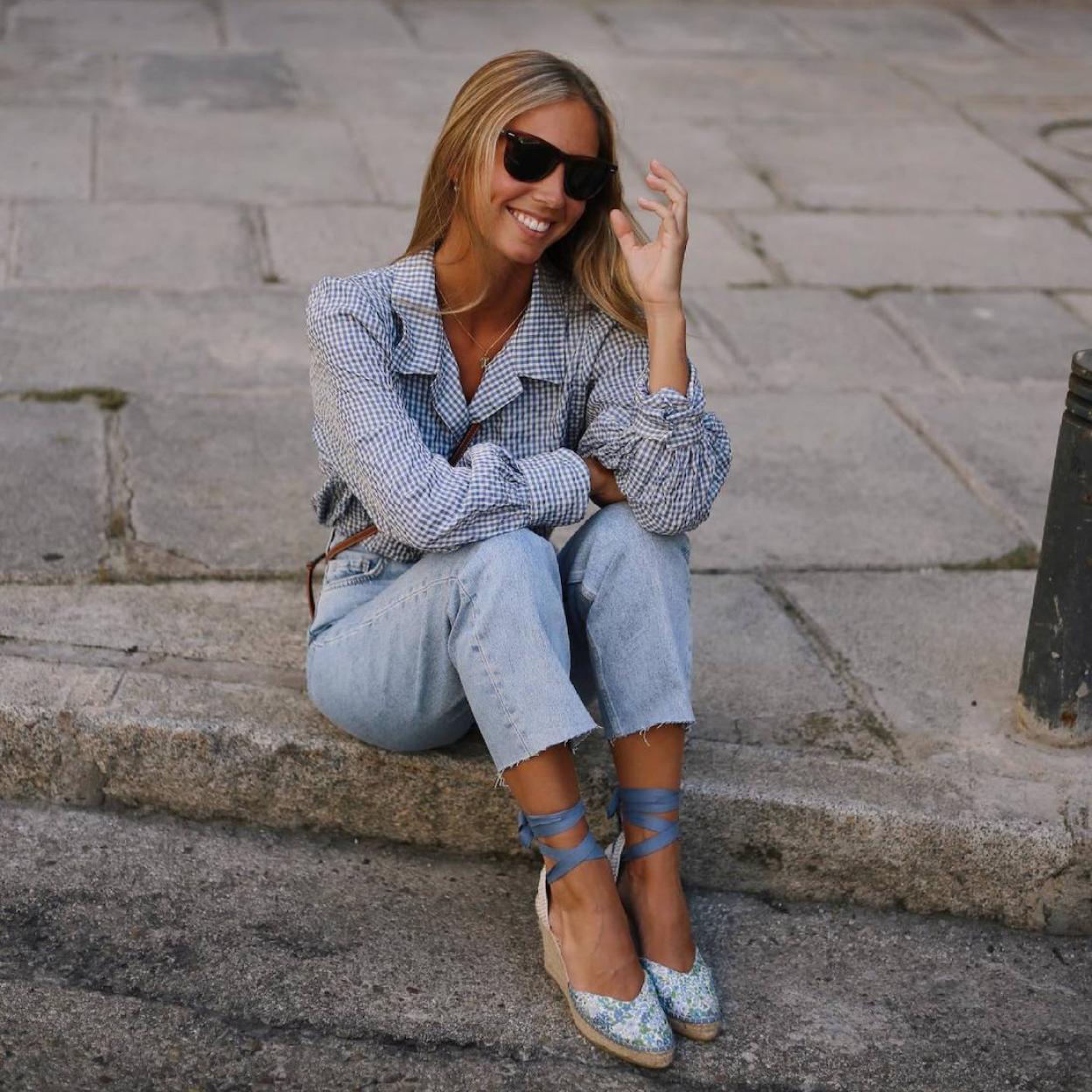 Influencer con alpargatas made in Spain