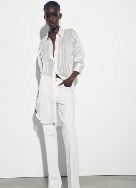 Imagen - Camisa larga semitransparente