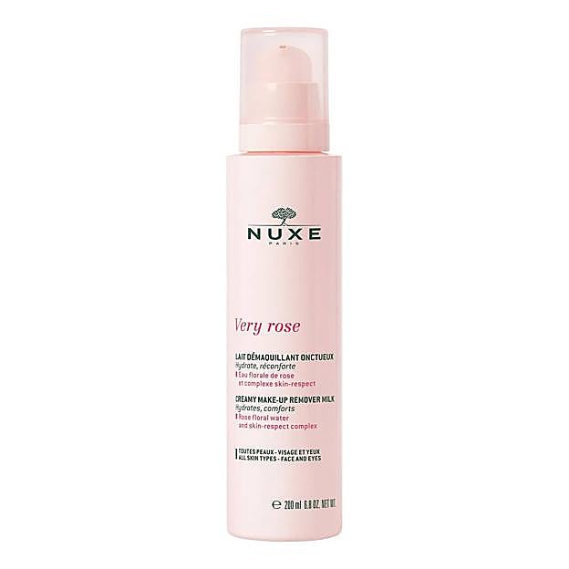 Very Rose Lait Dérmaquillant de Nuxe. Precio: 17,99 euros