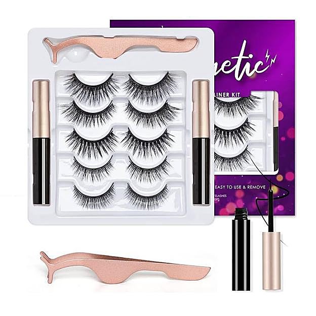 Pestañas postizas magnéticas de Amazon. Precio: 8,99 euros