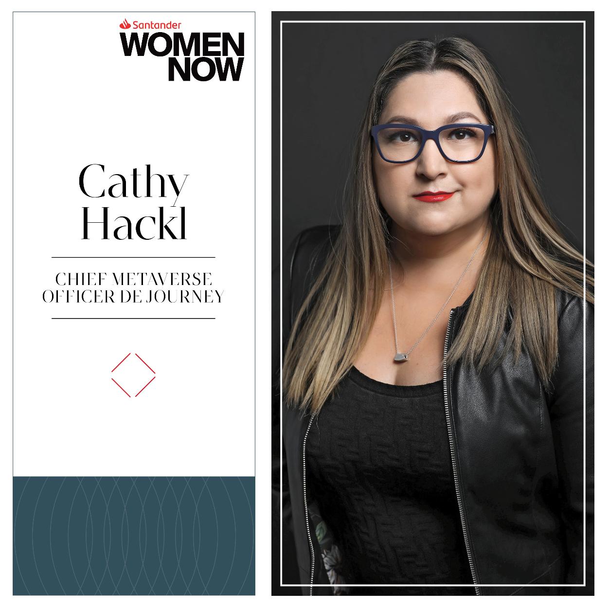 Cathy Hackl, madrina del metaverso. 
