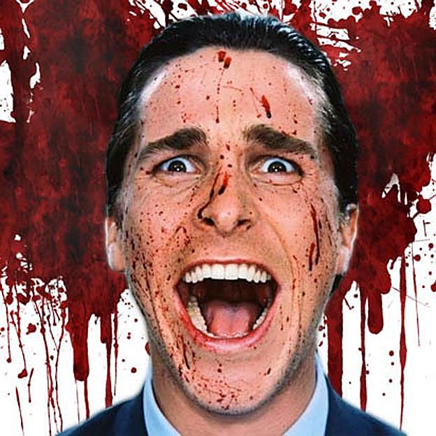 Christian Bale, protagonista de la película American Psycho. 