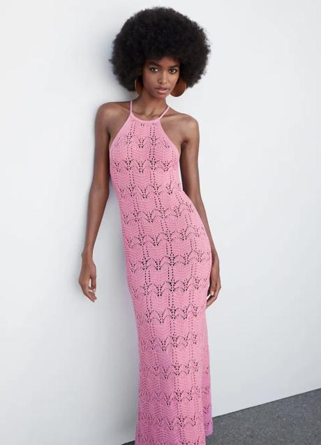 Imagen - Vestido rosa de Mango (49,99 euros)