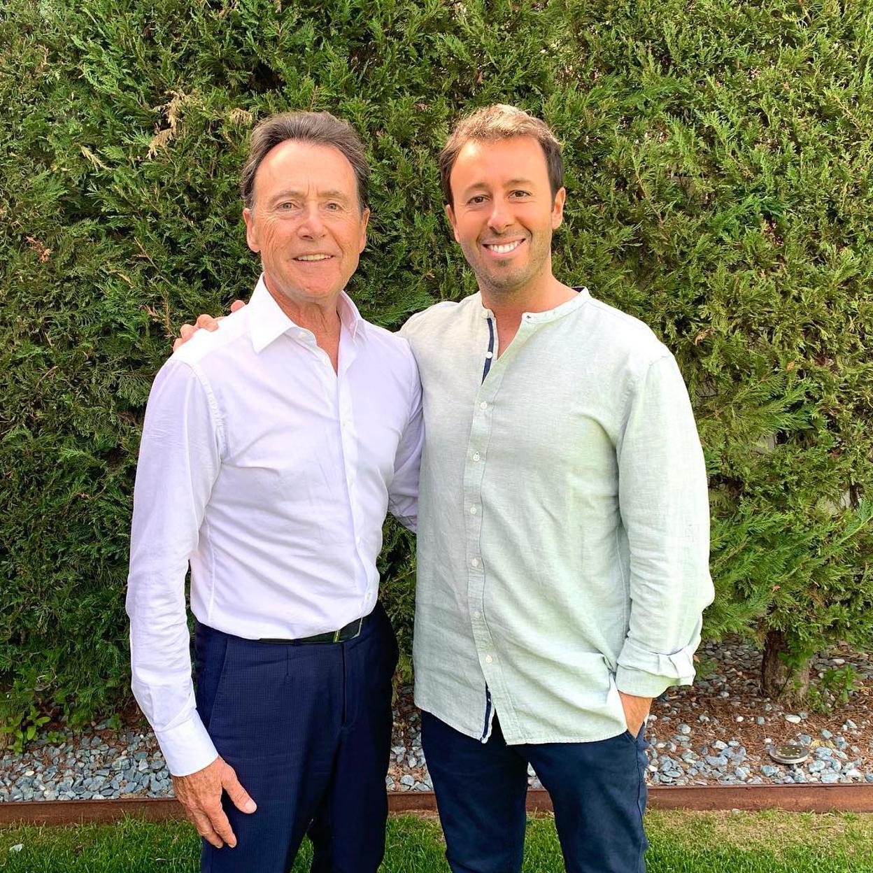 Matías Prats y su hijo, el también periodista Matías Prats Jr. 