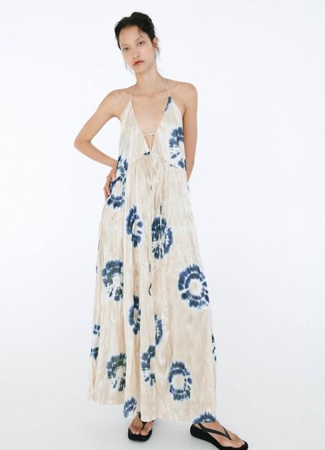 Imagen - Maxi vestido amplio efecto arrugado