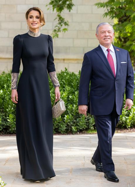 Imagen - Rania de Jordanai con un vestido negro de Dior. / GTRES