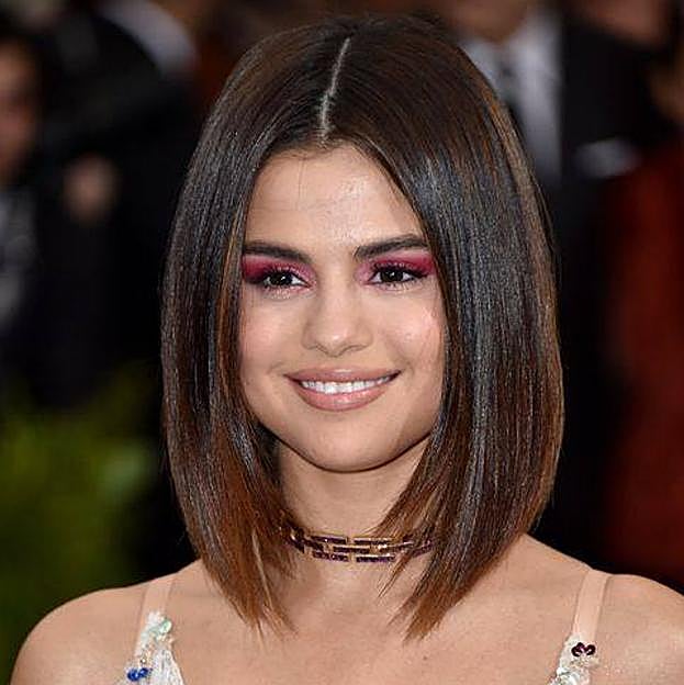 Long bob como corte de pelo para cara redonda