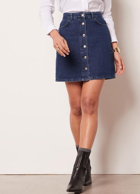Imagen - Falda vaquera con botones de Etam, 29,99 euros.