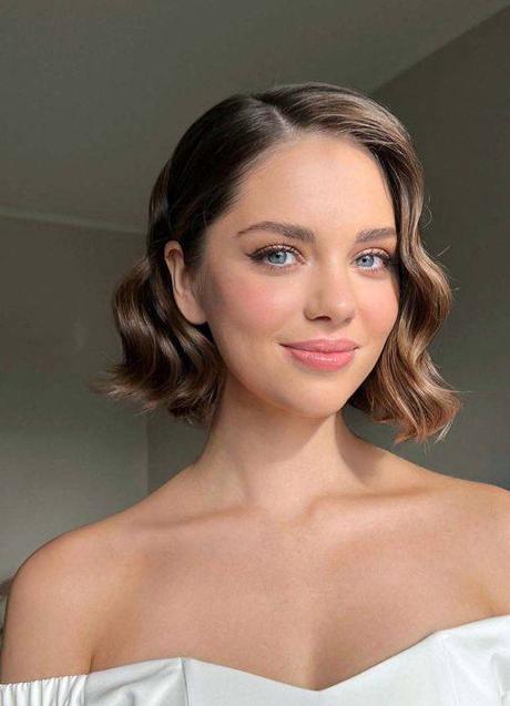 Imagen - Peinado de fiesta con ondas al agua para pelo corto