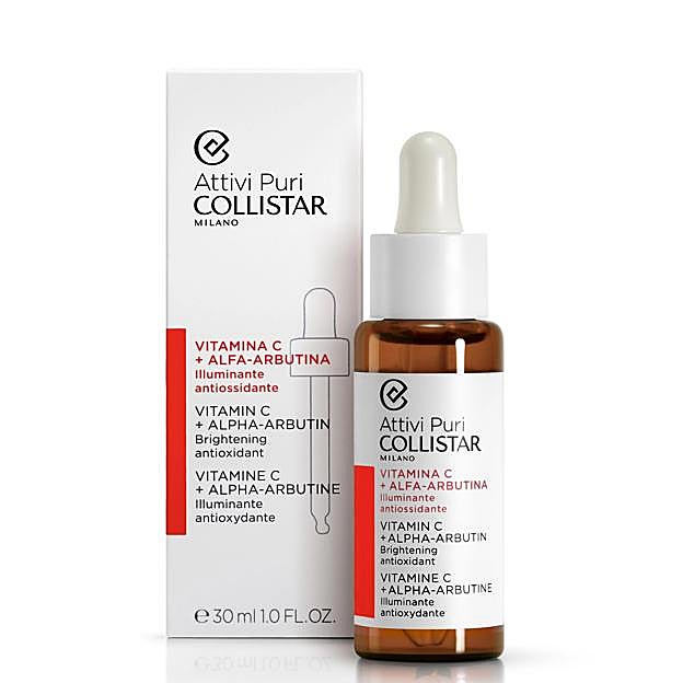 Antioxidante Luminoso Attivi Puri Vitamina C y Alfa Arbutina de Collistar.