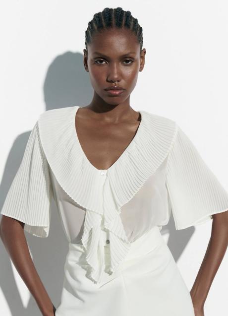 Imagen - Blusa vaporosa plisada