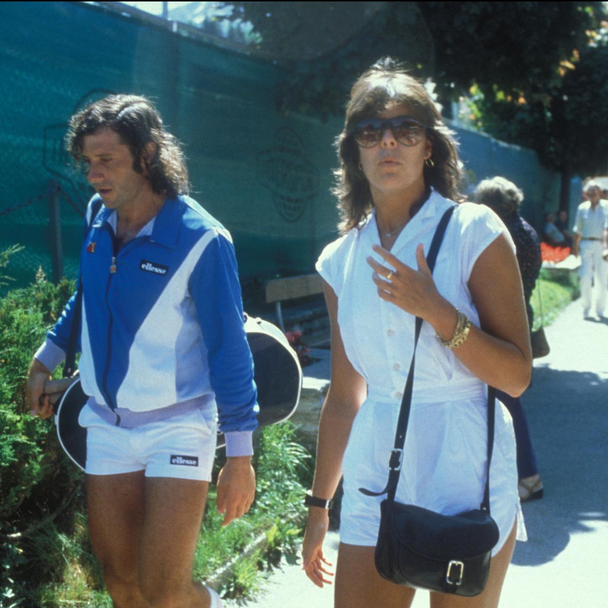 Carolina de Mónaco junto al extenista Guillermo Vilas en su efímera relación