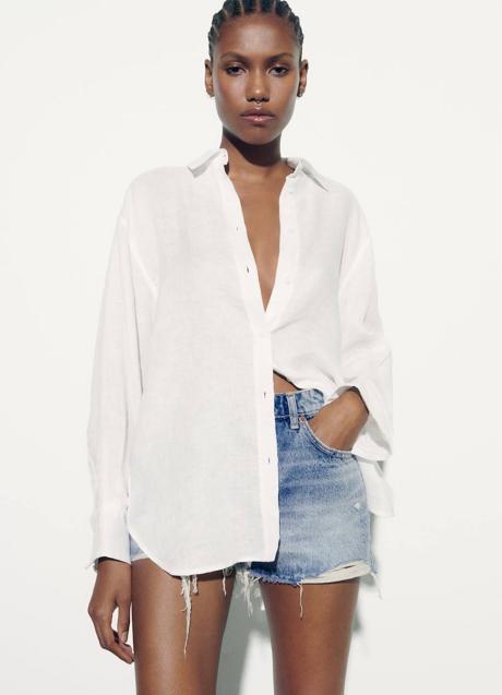 Imagen - Camisa de lino blanca