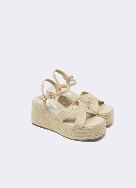 Imagen - Sandalias de rafia con plataforma